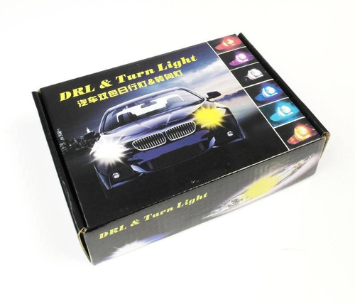 DRL 2w1 z kierunkowskazem | Żarówki 42 SMD 2323 | Światła LED do jazdy dziennej | AUTOMAT