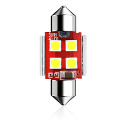 Żarówka samochodowa LED C5W 4 SMD 3535 CAN BUS