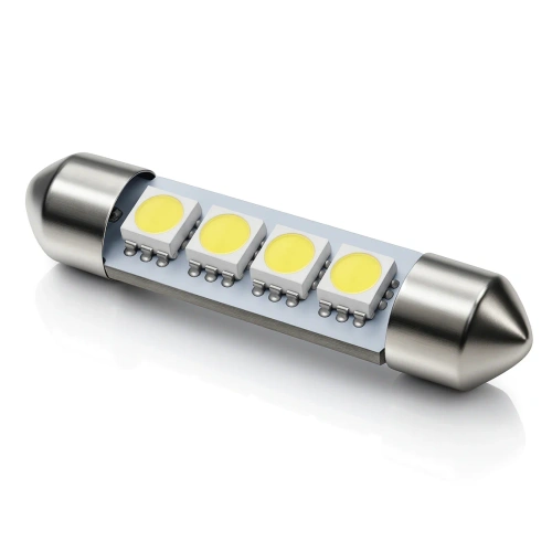 Żarówka samochodowa LED C5W 4 SMD 5050