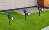 Ogrodowa lampa solarna LED wbijana | Reflektor SPOT | 250lm, 2200mAh, 4 LED | YNG-4LED