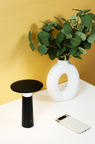 Bezprzewodowa lampka LED | Lampka stołowa z ruchomą głowicą | JX09-BLACK