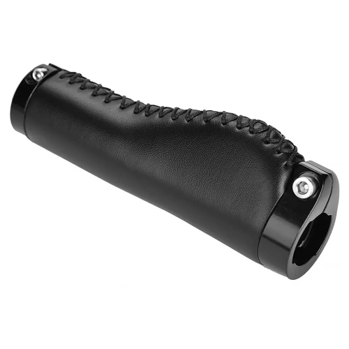 Ergonomiczne gripy rowerowe | Stylowe chwyty rowerowe ze skóry PU | PUBT-G211A