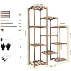 Drewniany kwietnik na doniczki | Stojak na rośliny | Regał na kwiaty | NZ239-BAMBOO