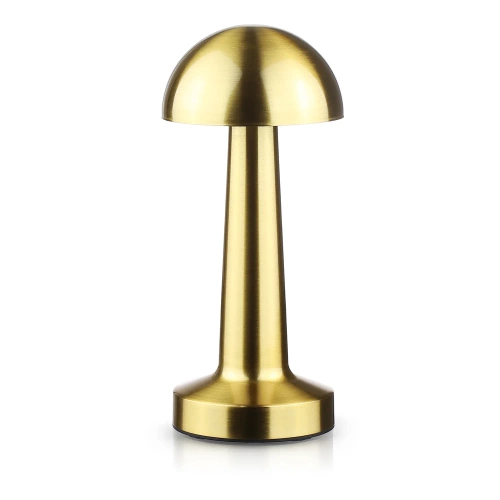 Bezprzewodowa lampka stołowa | Dotykowa lampka nocna z regulowaną barwą światła | Lampka GRZYBEK USB | HJA11-GOLD