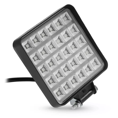 Kwadratowa lampa robocza LED 45W SLIM | 30 diod CREE LED, IP67 | WL004-45W-25MM