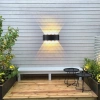 Lampa ogrodowa, kinkiet elewacyjny zewnętrzny LED | góra - dół | 8W, IP65 | BD-C041-8W