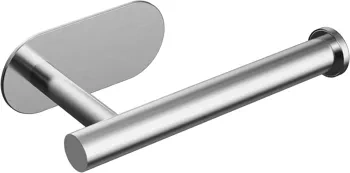 Srebrny uchwyt do papieru | Samoprzylepny wieszak na papier toaletowy | JZU-304-SILVER