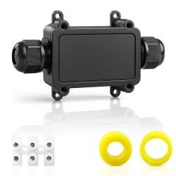 Hermetyczna puszka kablowa IP68 2-torowa | Złącze elektryczne 450V 24A do kabli 4–11 mm |  M686-A2