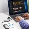 Rozdzielacz USB-C na 3x USB + kart SD + TF | adapter, rozgałęźnik typ C 5w1 | HUB