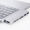 Rozdzielacz USB-C na 2x USB-A + 2x USB-C + kart SD + TF + HDMI | adapter, rozgałęźnik typ C 7w1 | HUB