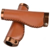 Ergonomiczne gripy rowerowe | Stylowe uchwyty rowerowe ze skóry PU |PUBT-G211A-BR
