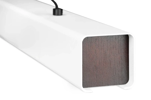 Nowoczesna prostokątna lampa wisząca | sterowanie pilotem | LED | biała | SX41-60CM-24W-W