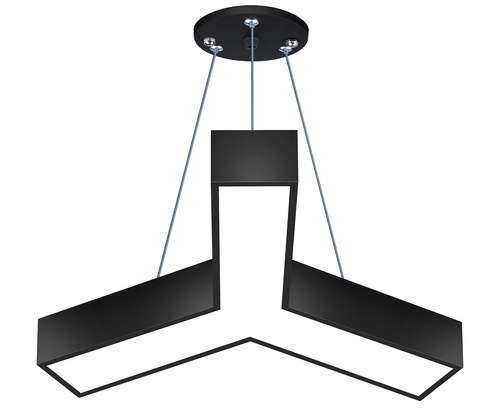Lampa wisząca LED 30W w kształcie Y | Nowoczesne oświetlenie sufitowe 4000K z regulacją wysokości LPL-001