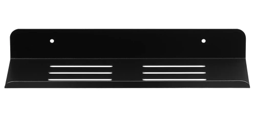 Metalowa półka łazienkowa | Czarna pólka pod prysznic 30cm | Półka wisząca | BDS-L30CM-B