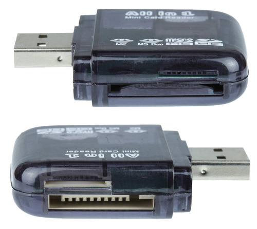 Uniwersalny czytnik kart pamięci USB All In One | CR-026