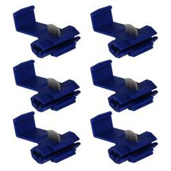 6x Szybkozłączka niebieska 1,5-2,5 mm