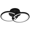 Nowoczesna lampa sufitowa | Plafon | LED | Czarna | RLC-C28W-B