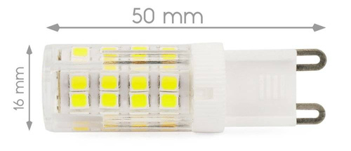 Żarówka LED G9 51 SMD 2835 | 5W=40W | 230V