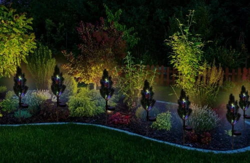 Ogrodowa lampa solarna LED Świerk | 66 cm, 600 mAh | FLD-34