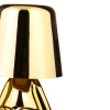 Nowoczesna lampa stołowa z dotykową obsługą | Lampka nocna z wbudowanym akumulatorem | HJA23-H-GOLD