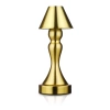 Lampa stołowa z wbudowanym akumulatorem | Lampa nocna z trzema barwami świecenia | Nastrojowa lampka do hotelu, restauracji | HJA12-A-GOLD