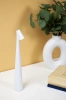 Lampa stołowa 33,5cm | Bezprzewodowa lampka nocna z wbudowanym akumulatorem | Lampka z dotykowym sterowaniem | HMS-355-WHITE