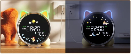 Budzik z lampką LED | Zegarek z timerem | SG-7-W