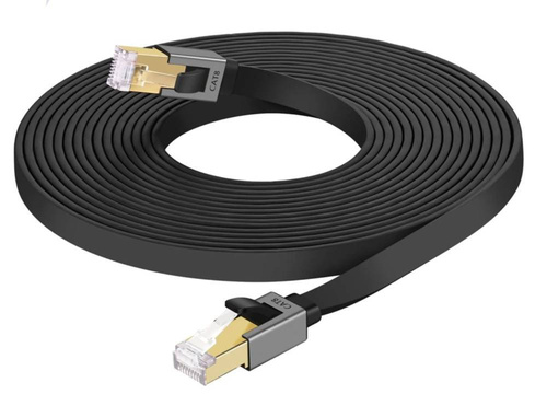Kabel sieciowy LAN Ethener Kat. 6a | Patchcord RJ45 1M | Cat6a-1M