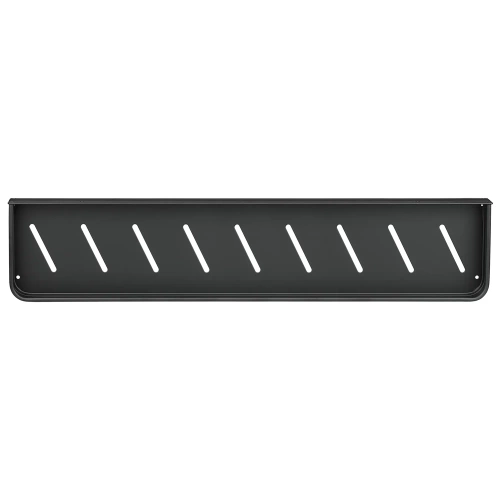 Półka łazienkowa nad umywalkę | dł. 60 cm | zasobnik pod prysznic | Czarna | BSU-L60CM-B