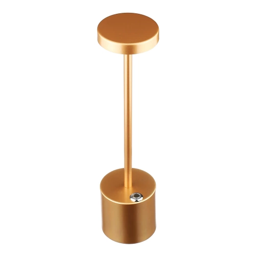 34 cm Lampa stołowa z wbudowanym akumulatorem | Lampa nocna z trzema barwami świecenia | Nastrojowa lampka do hotelu, restauracji | HJA28-ROSEGOLD-2