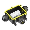 Hermetyczna puszka kablowa IP68 3-torowa |  Złącze elektryczne 450V 24A do kabli 3–14 mm | M686-T