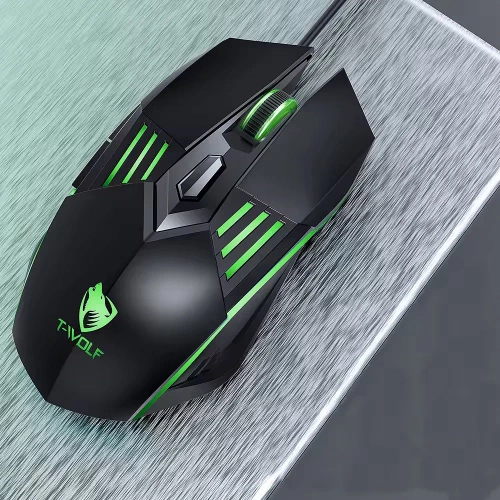 Myszka przewodowa dla graczy | Myszka gamingowa z podświetleniem RGB | G560-Black