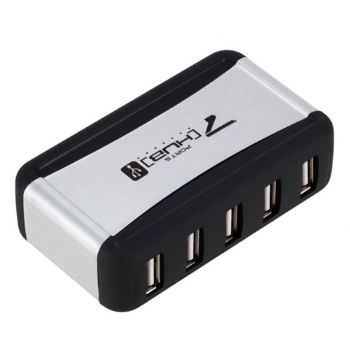 Aktywny HUB USB 2.0 | rozdzielacz na 7 portów USB | YT50