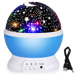 Obrotowy projektor gwiazd STAR LED + Lampka Nocna | NL-01