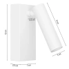 Kinkiet z ruchomym reflektorem | Nowoczesna aluminiowa lampa | WLV-176-3W-W| Lampa ścienna