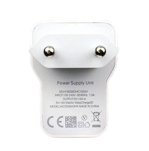 Ładowarka sieciowa OnePlus | kompatybilna ze standardami Warp Charge 30W | WC7T