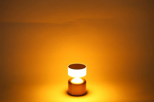 Lampa stołowa z wbudowanym akumulatorem | Lampa nocna z trzema barwami świecenia | Nastrojowa lampka do hotelu, restauracji | HJA44-GOLD