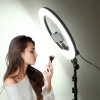 Mocna lampa pierścieniowa 300W RL-480 ze statywem 210cm | 3 odcienie bieli | SENY | RL-480 2w1