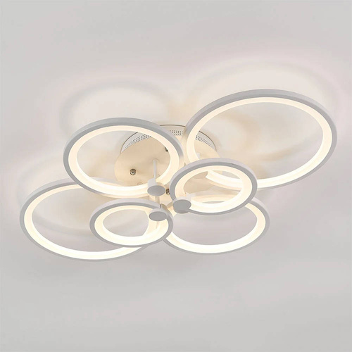 Wieloczęściowa Nowoczesna lampa wisząca | LED | Czarna | RLG-C72W-W