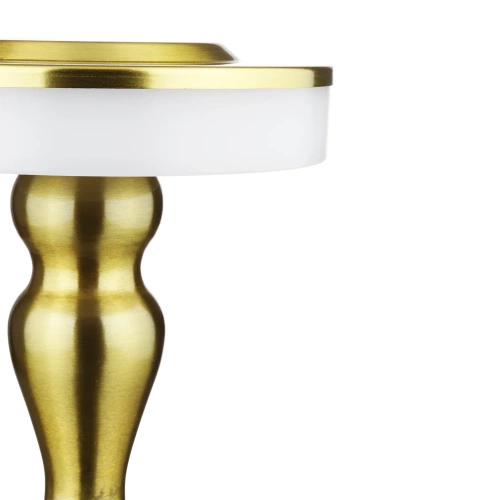 Lampa stołowa z wbudowanym akumulatorem | Lampa nocna z trzema barwami świecenia | Nastrojowa lampka do hotelu, restauracji | HJA14-A-GOLD