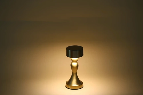 Lampa stołowa z wbudowanym akumulatorem | Lampa nocna z trzema barwami świecenia | Nastrojowa lampka do hotelu, restauracji | HJA10-A-GOLD
