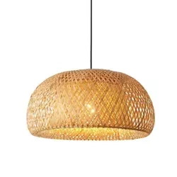 Naturalna lampa bambusowa | BOHO Pleciona | 80cm