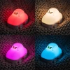 Silikonowa lampka nocna LED Autko | Przenośna lampka dziecięca 9 kolorów światła | JL-604