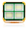 Lampa robocza solarna | Funkcja powerbanku | LED | TGD-100W-YELLOW
