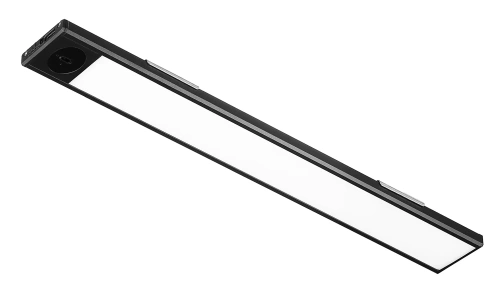 Lampka meblowa z czujnikiem ruchu | Bezprzewodowa lampka nocna z sensorem | Lampka LED podszafkowa 30 cm | HSL-S30CM-BLACK