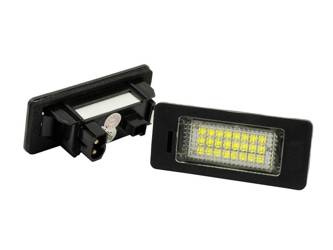 Podświetlenie tablicy rejestracyjnej LED BMW Serii 1 (E82, E88), 3 (E90), 5 (E39 E60), X | LHLP001S28
