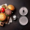 Forma do burgera | Praska do mięsa | Forma do przyrządzenia mięsa na grilla | HM-S117-SILVER