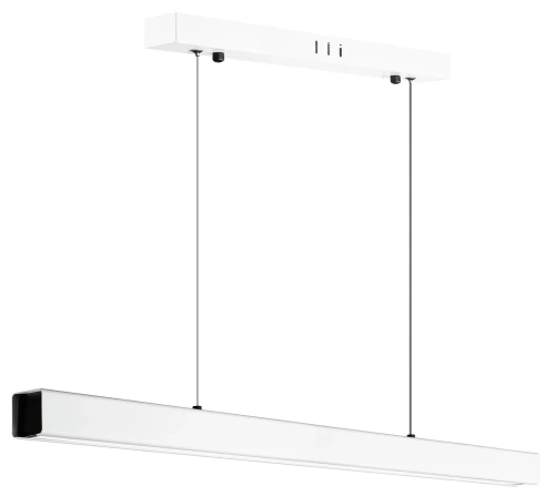 Nowoczesna prostokątna lampa wisząca | sterowanie pilotem | LED | biała | SX41-80CM-32W-W