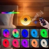 Budzik z lampką LED | Lampka nocna z symulacją wschodu słońca | Radio FM + Bluetooth | MCAC-01