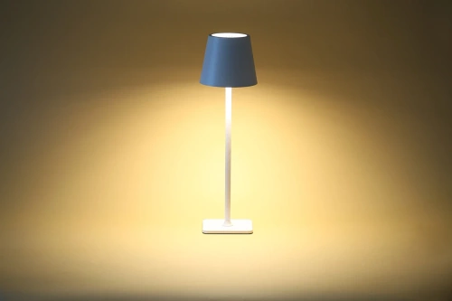 Lampka stołowa LED | Bezprzewodowa lampka nocna | Dotykowa lampka do hotelu, restauracji | HJA20-WHITE